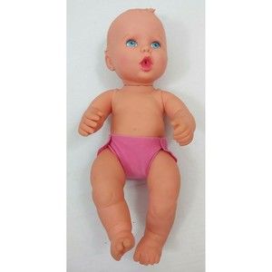 Vintage 1994 Gerber Products Baby Doll Toy Biz Drink and Wet Blue Eyes